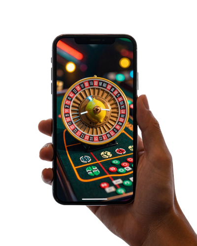 Smartphone mit Live-Casino-Roulette-Stream - Lemon Casino Mobile Live-Erlebnis